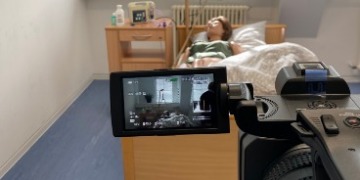 Videodreh bfz-Pflegeschule Erlangen